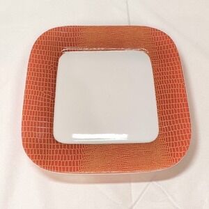 222 Fifth Via Venetto Dinner Plate, Replacement Square Dinnerware, Vtg Tableware